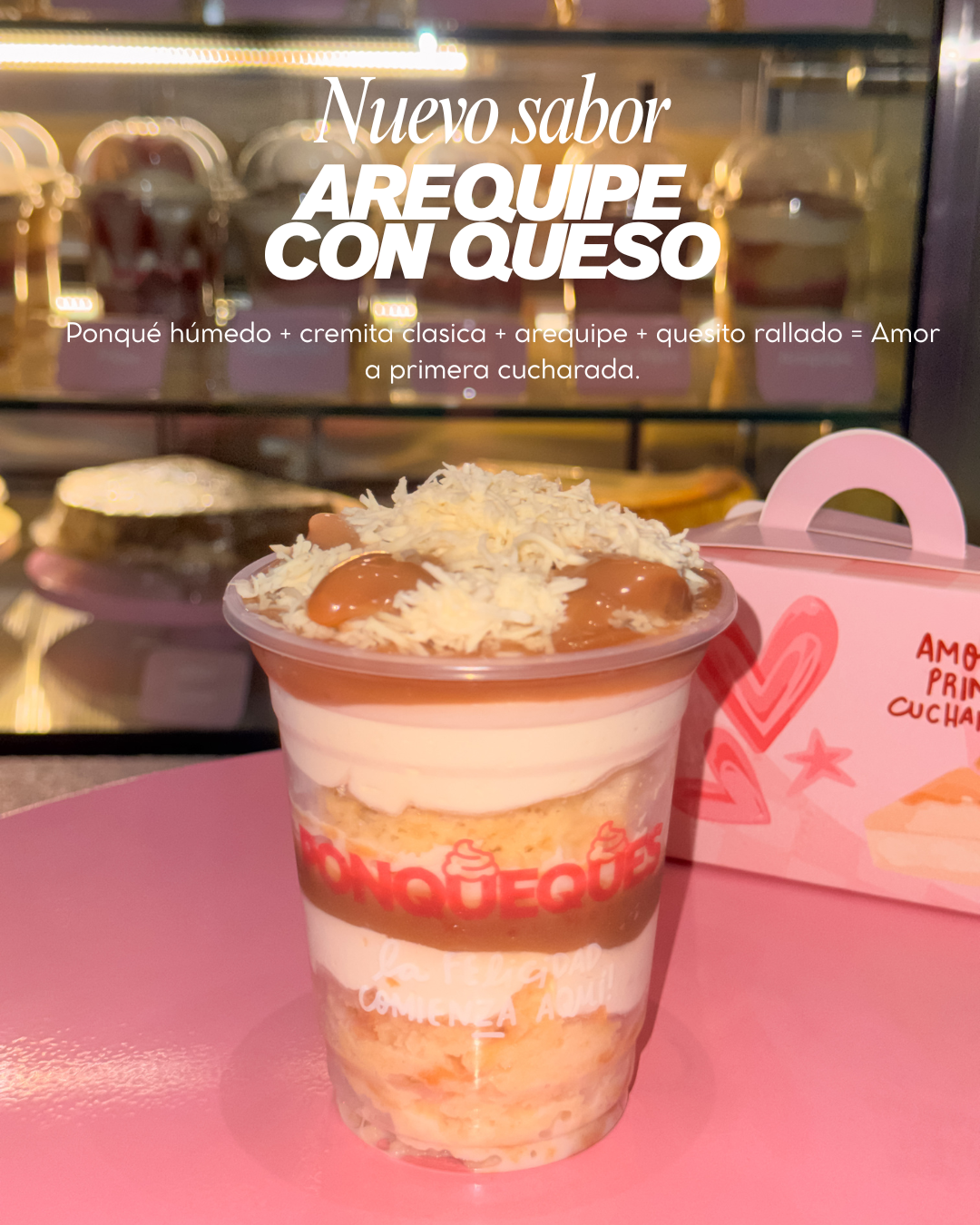 Cuchareable de Arequipe con Queso